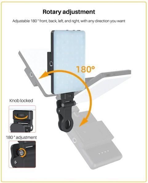 Immagine prodotto Old Shark Luce flash LED RGB portatile con 78 LED