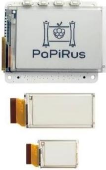 Produktbild RS PRO 897-7147 - PaPiRus ePaper/eInk-Display HAT für Raspberry Pi