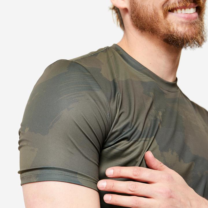 Actual product image Domyos T-shirt men - Essential khaki (XL)