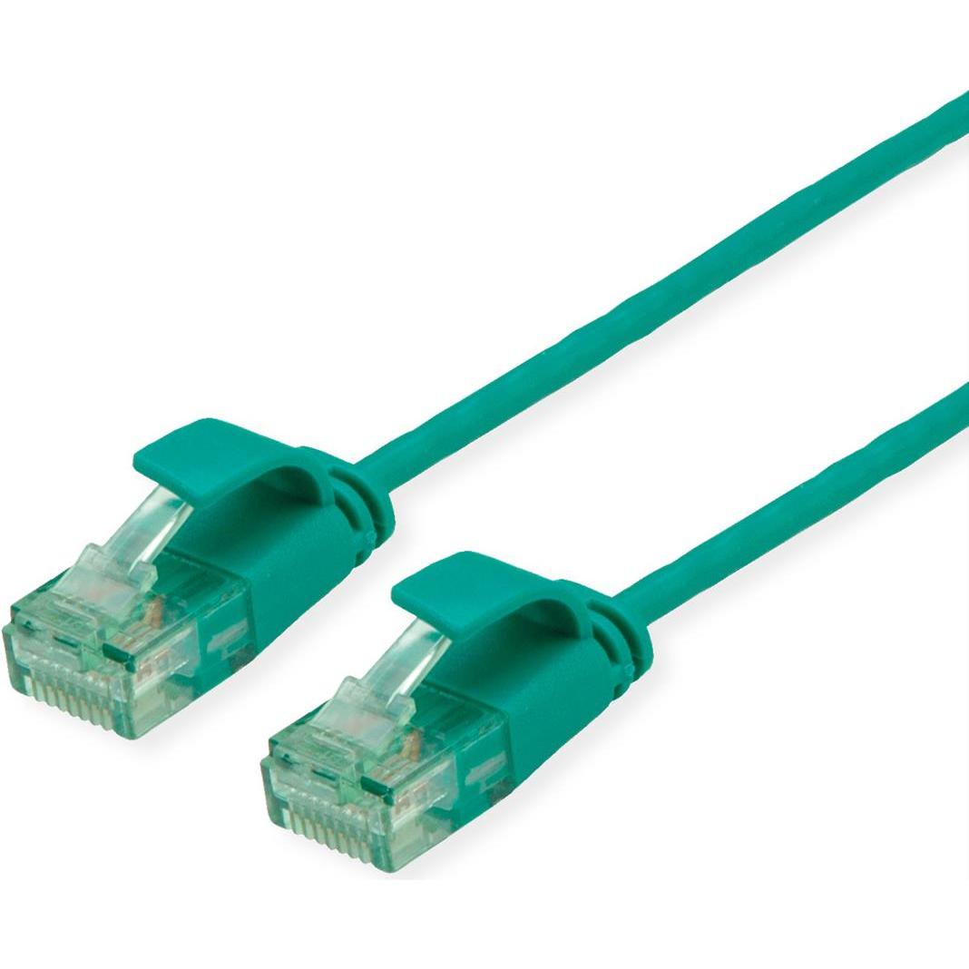 Roline UTP DataCenter Patchkabel Kat.6A (Class EA), slim (UTP, CAT6a, 2 m), Netzwerkkabel