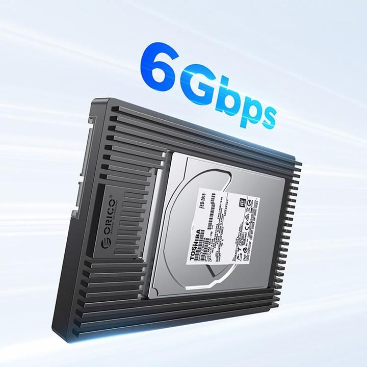 Actual product image Orico Other Computer Accessory D2SS-6G Drive Adapter 2.5" to 3.5" Converter - Black