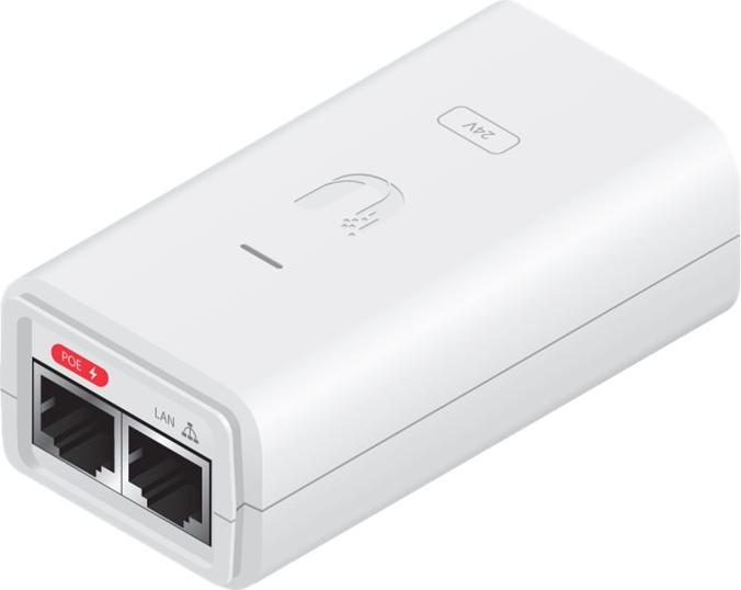 Produktbild Ubiquiti PoE Injector, 24VDC, 0.3A (Proprietär 24V, 7 W)