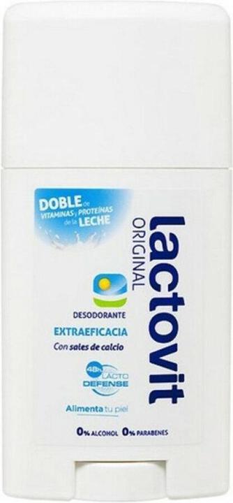 Actual product image Lactovit ORIGINAL EXTRA EFICAZ 0% deo stick 60 ml (Stick, 60 ml)