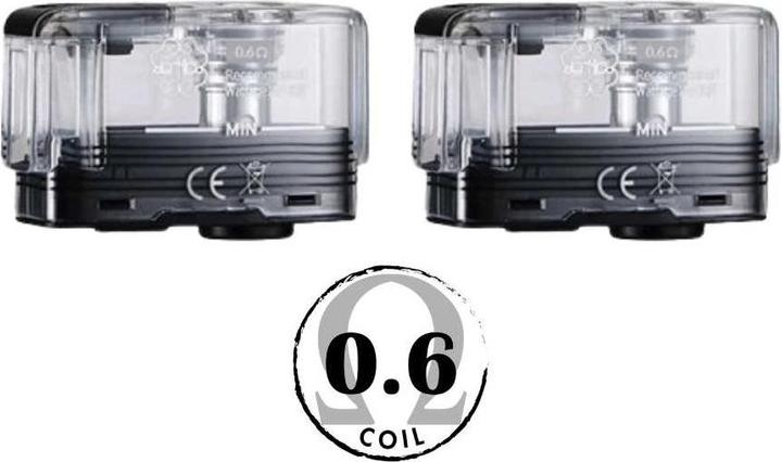 Actual product image Dotmod dotPod Max Replacement Cartridge 5ml 0.6Ohm (2x)