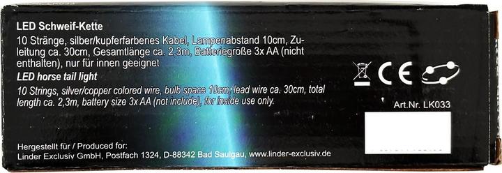 Produktbild Mojawo 200er LED Schweif-Kette Batteriebetrieben Lichterkette (2.30 m)