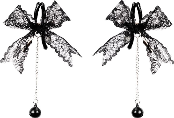 Immagine prodotto Rimba Nippelklemmen mit Spitze – Schwarz