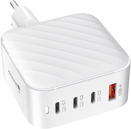 Actual product image PhoneLook Charger Mains plug 120W GaN 3x USB-C and 1x USB-A (Power Delivery) (120 W)
