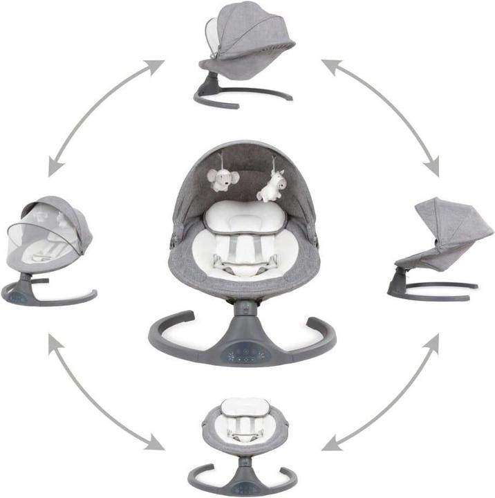 Produktbild Kidwell LUXI 2in1 elektrische Schaukel mit Moskitonetz und Bluetooth