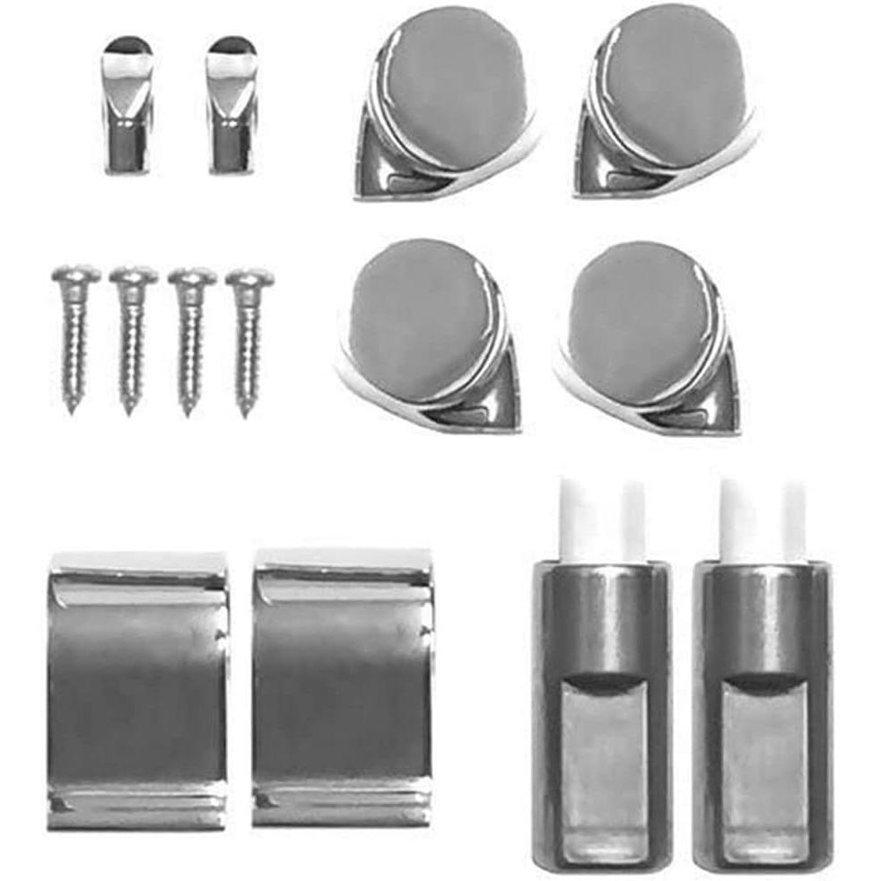 ROCA, Coperchio e sedile WC, Set cerniere per water con chiusura morbida e fissaggi a capsula