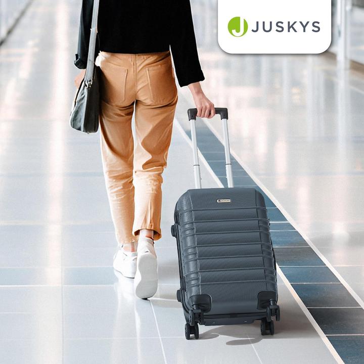 Produktbild Juskys 3-teilgies Hartschalen-Kofferset (55 l)