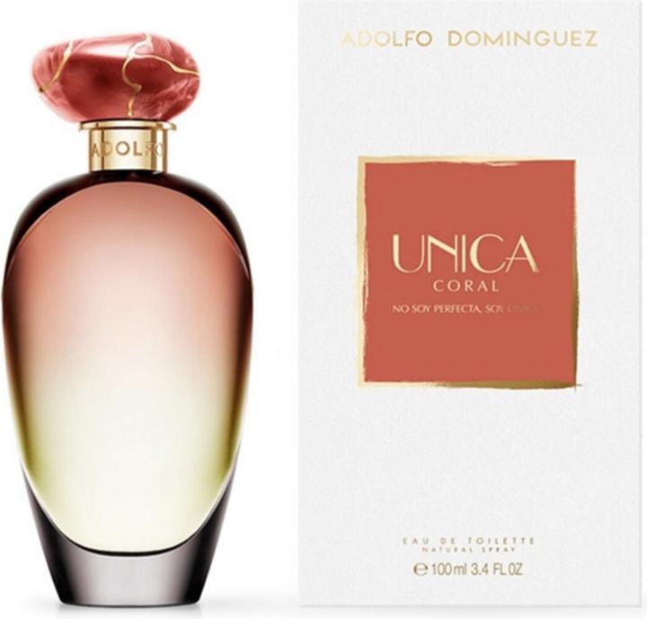 Adolfo Dominguez Unica Coral Eau De Toilette Spray 50ml (Eau de Toilette, 50 ml)