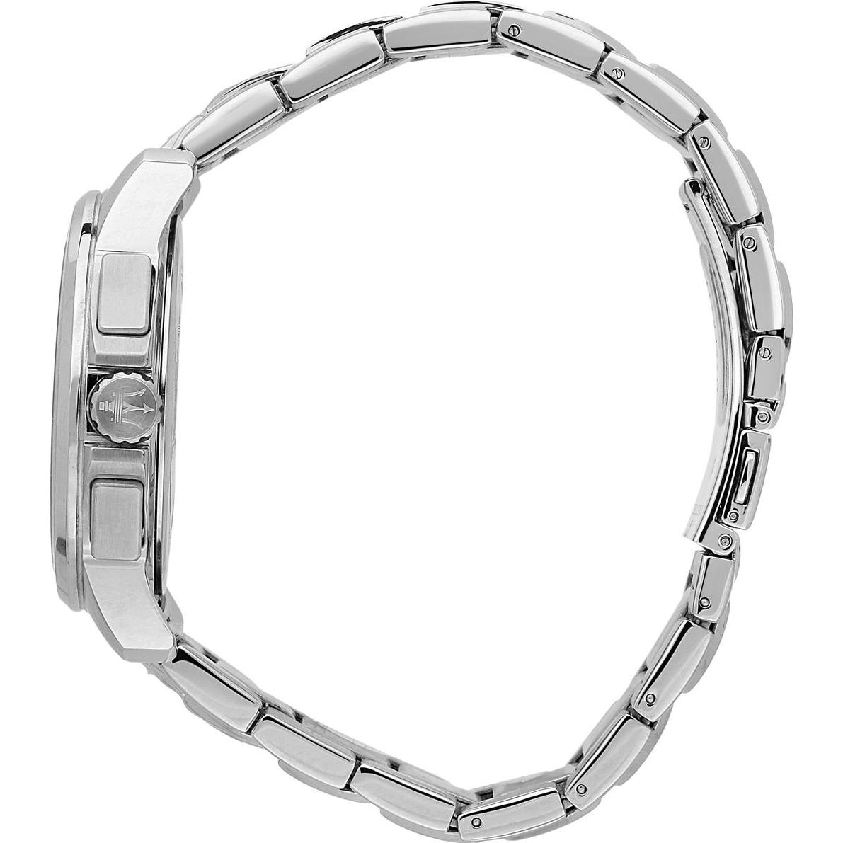 Thumbnail - Maserati, Armbanduhr, Successo Solar, Silber, (Chronograph, 44 mm)