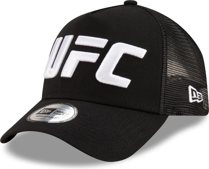 Actual product image New Era Adjustable Mesh Trucker Cap - Ufc Mma Schwarz (One size)