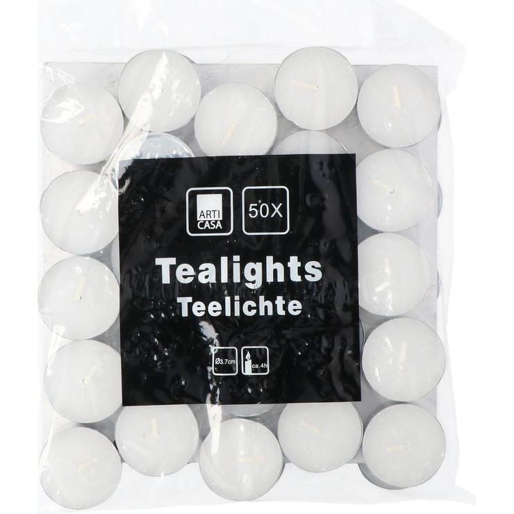Thumbnail - Arti Casa, Kerzen, Tealight 50pcs 4hrs/3,7cm (50 Stk.)