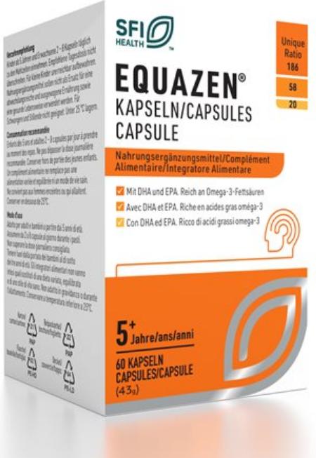 Valori nutrizionali e ingredienti Equazen IQ Equazen Capsule/Capsule/Capsule Ds 180 pezzi (180 Pezzo/i, Pillole, 182 g)