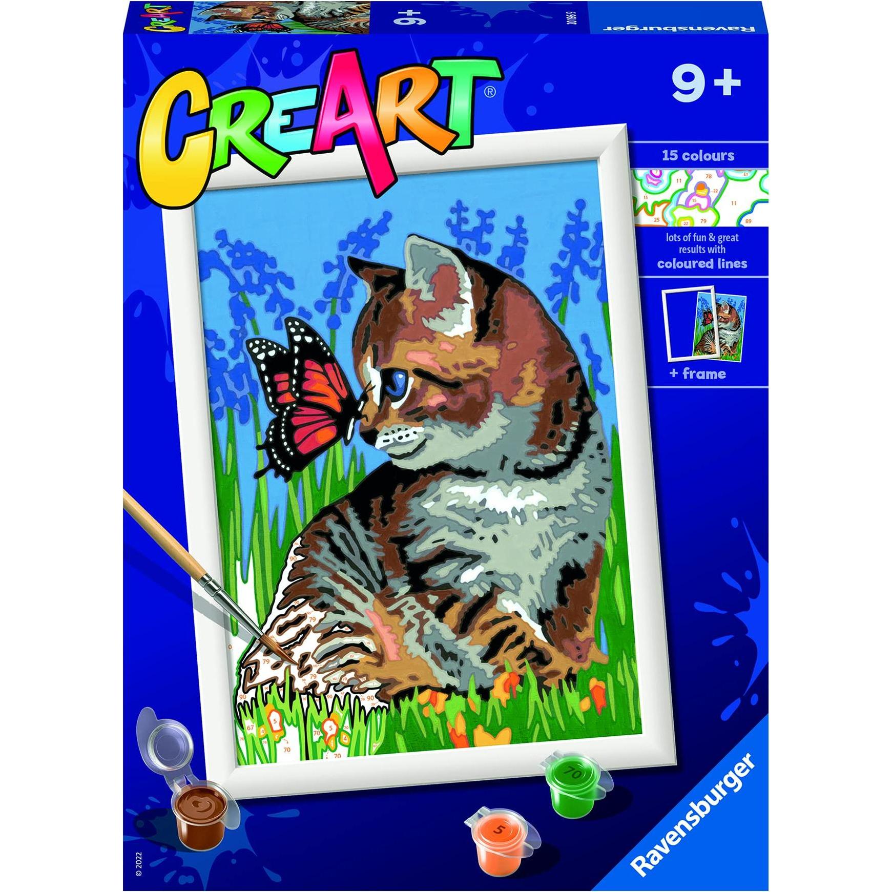 Thumbnail - Ravensburger CreArt Malen nach Zahlen: Beste Freunde 18x24cm