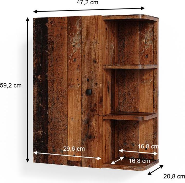 Actual product image Vicco Fynn (47.20 x 20.80 x 59.20 cm)