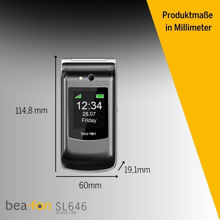 Actual product image Bea-Fon SL646 anthracite (2.80", 0.31 Mpx)