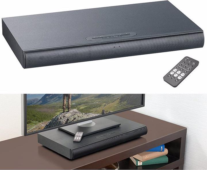 Produktbild Auvisio 2-mal: 2.1-Soundbase mit integriertem Subwoofer