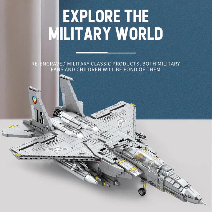 Actual product image ReoBrix F15e Fighter Bombers