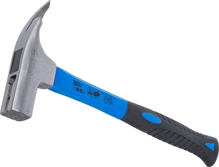 BGS Roofing Hammer DIN 7239 Fibreglas Shaft 600 g (790 g)