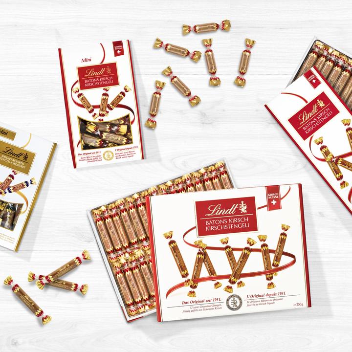 Actual product image Lindt Kirschstengeli Mini (120 g)