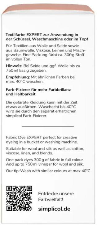 Produktbild Simplicol Textilfarbe expert (Indiaorange, 150 ml)