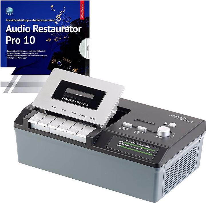 Produktbild Auvisio 2-mal: USB-Kassetten-Player zum Abspielen & Digitalisieren