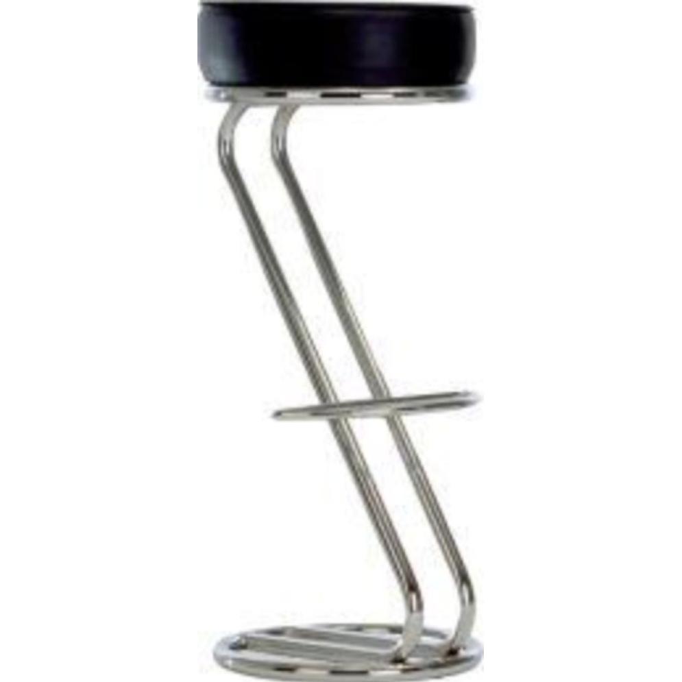 NoName, Sgabello da bar, Sgabello Bistro ZETA H830mm cromo/nero