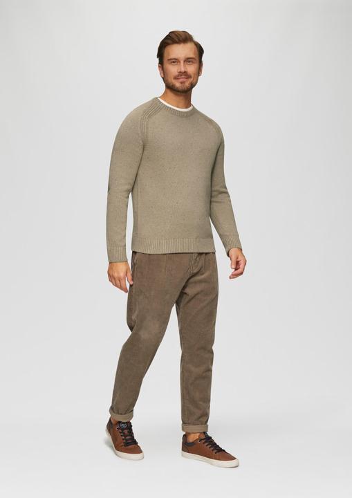 Actual product image S.Oliver Strickpullover Crew-Neck-Pullover mit Farbeffekt (L)
