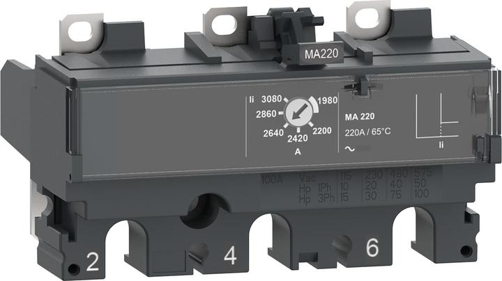 Actual product image Schneider Electric Current relay MA100 for ComPacT NSX 100/160/250 Circuit breaker, electromagnetic
