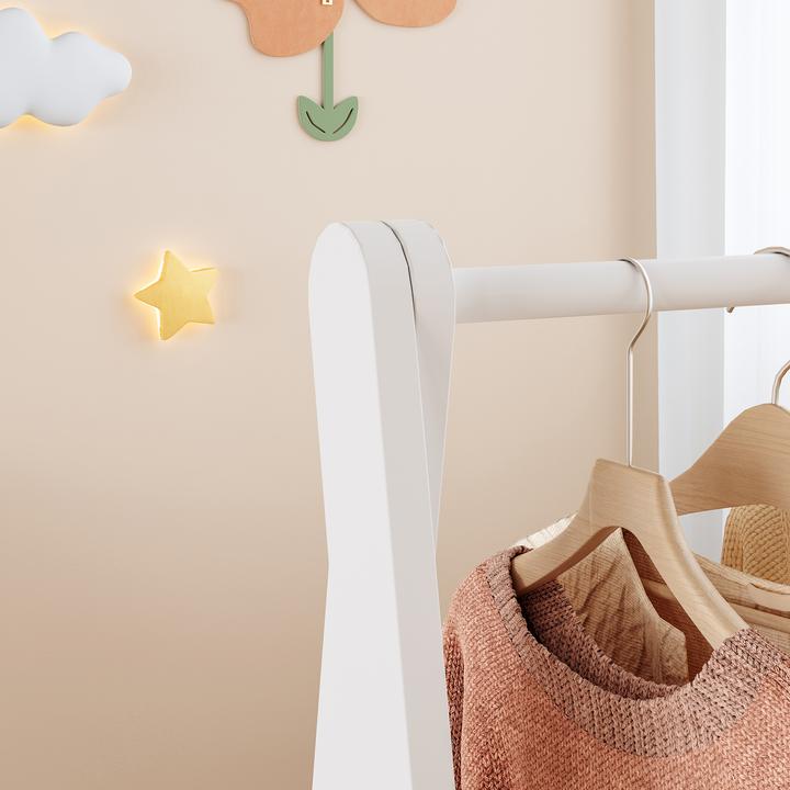 Immagine prodotto En.Casa Kindergarderobe Vestnes 99x66x38 cm Weiss