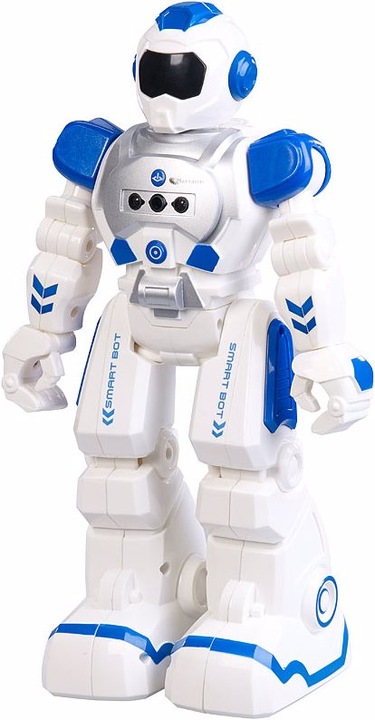 Produktbild Playtastic 2-mal: Ferngesteuerter Spielzeug-Roboter mit Sound-Effekten, programmierbar