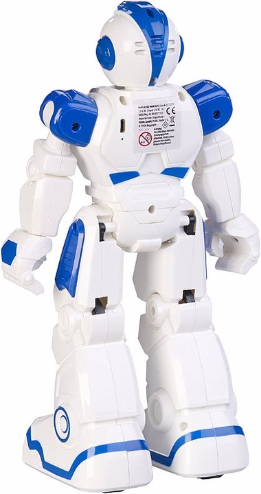 Produktbild Playtastic 2-mal: Ferngesteuerter Spielzeug-Roboter mit Sound-Effekten, programmierbar
