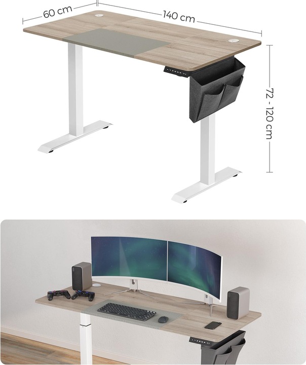 Actual product image Songmics Work (140 x 60 x 120 cm)
