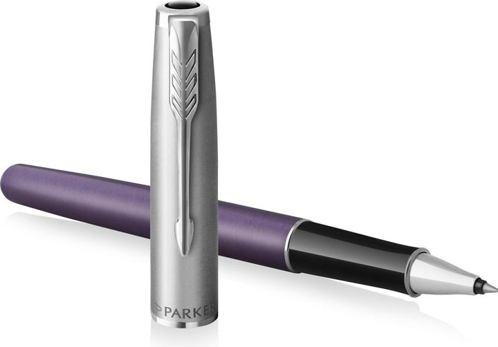 Image du produit Parker Pen Roller Sonnet Metal&Violet C.C. F Geschnenkb. (Violet, 1 x)