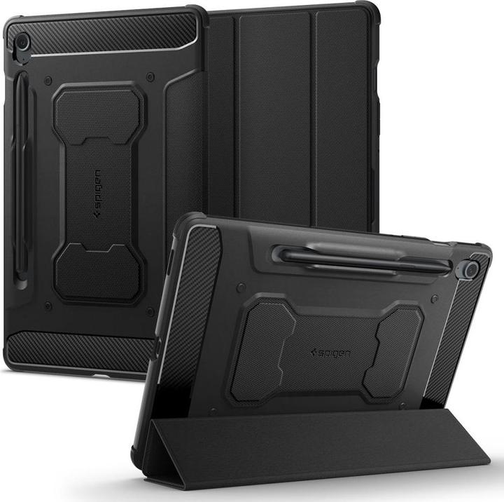 Produktbild Spigen Rugged Armor Pro Hülle für Samsung Galaxy Tab S9 FE 10,9" X510 / X516B – Schwarz (Apple iPhone 14 Plus)