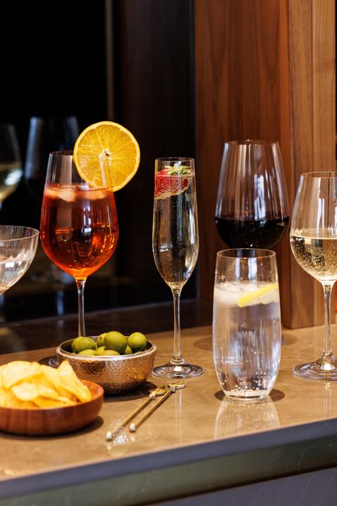 Mikasa Treviso Crystal Highball Glasses, Set of 4, 400ml (0.40 l, 4x)