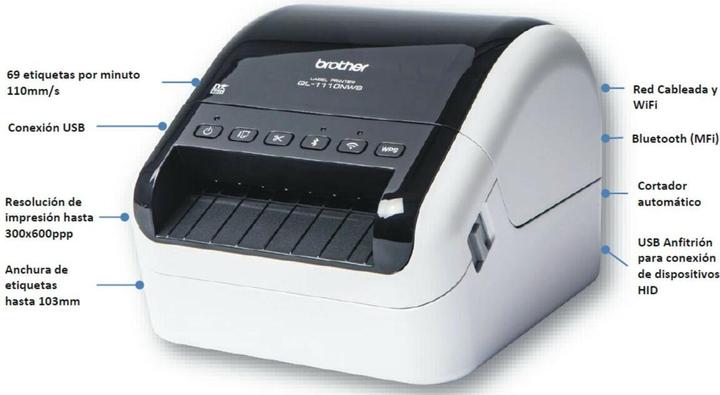 Produktbild Brother QL-1110NWBC (300 dpi)