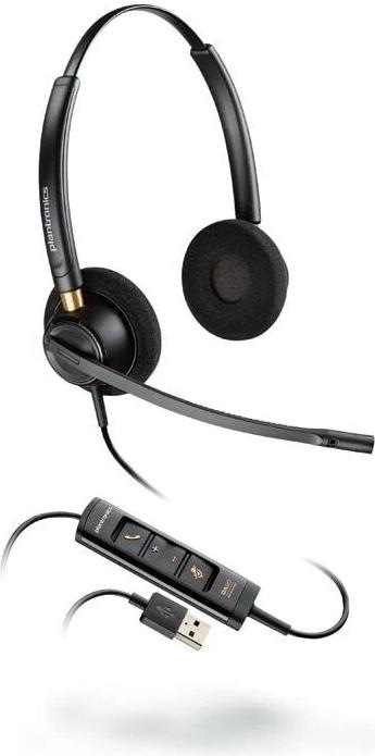 Produktbild Poly HP EncorePro 525-M Microsoft Teams Certified USB-A Stereo Headset, Wired, Calls/Music, 55 g, He (Kabelgebunden, USB-A)
