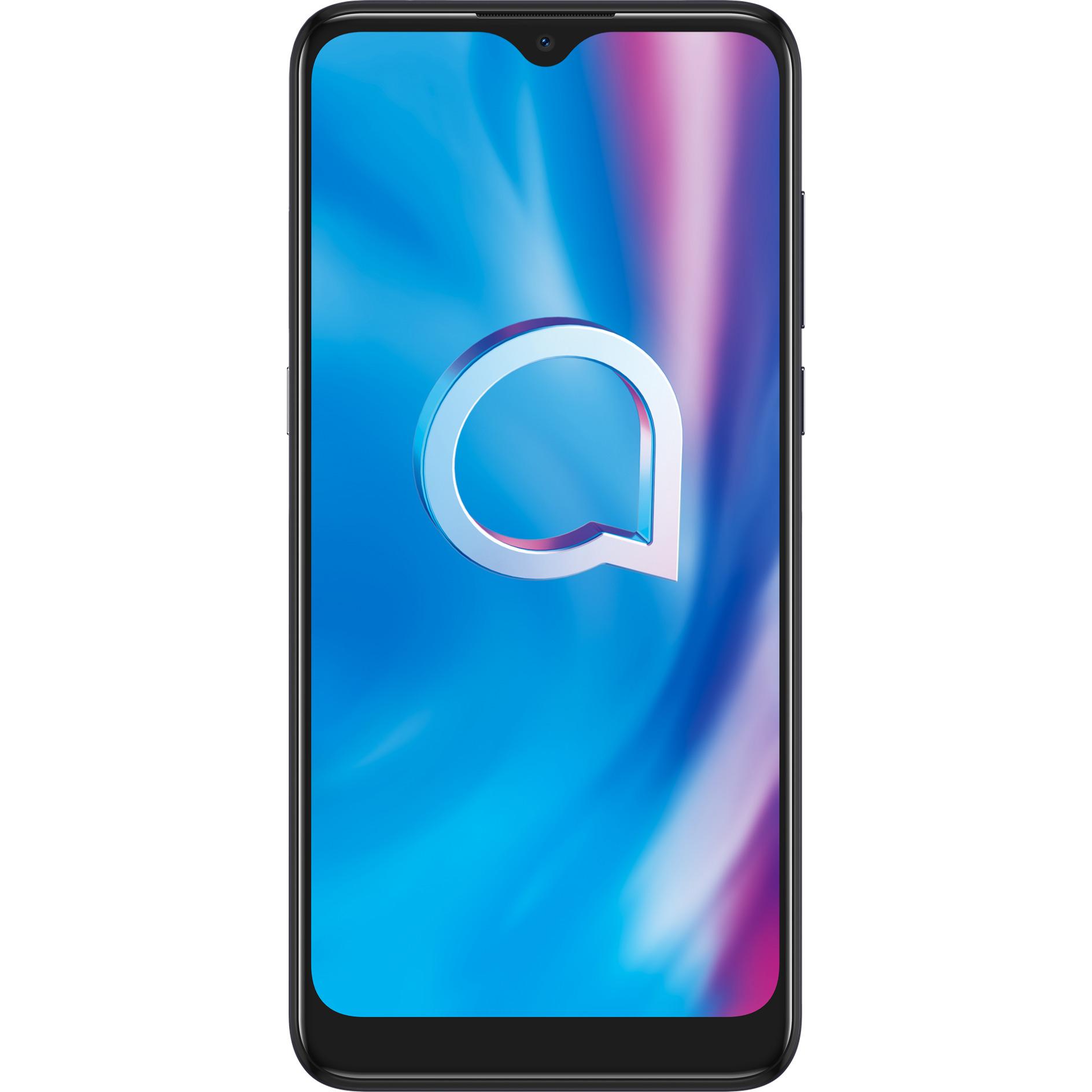 Alcatel 1S (2020) 5028D (32 GB, Power Grey, 6.22", Dual SIM, 13 Mpx, 4G), Smartphone, Grau
