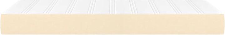 Produktbild vidaXL Taschenfederkernmatratze Creme Stoff (120 x 190 cm)