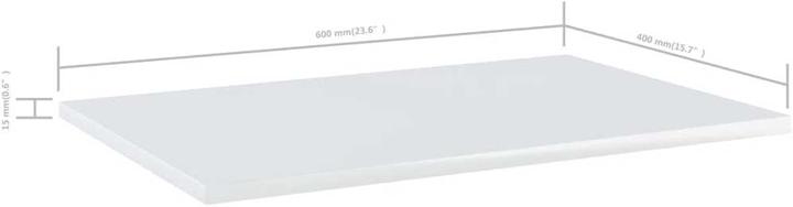 Actual product image vidaXL Wall shelf (60 x 40 x 1.5 cm)