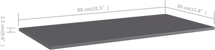Image du produit vidaXL Marshal (80 x 30 x 1.50 cm)