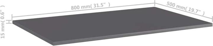 Actual product image vidaXL Marshal (80 x 50 x 1.50 cm)