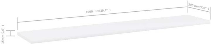 Image du produit vidaXL Marshal (100 x 20 x 1,5 cm)