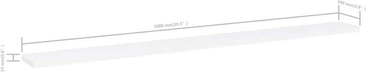 Image du produit vidaXL Marshal (100 x 10 x 1,5 cm)