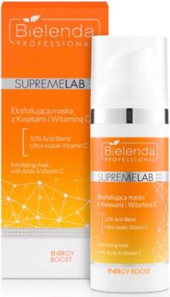 Bielenda Professional Supremelab Energy Boost Exfoliating Mask With Acids & Vitamin C Exfoliating
