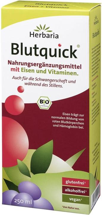 Immagine prodotto Herbaria Blutquick con ferro e vitamine biologico (1 Pezzo/i, Liquido)
