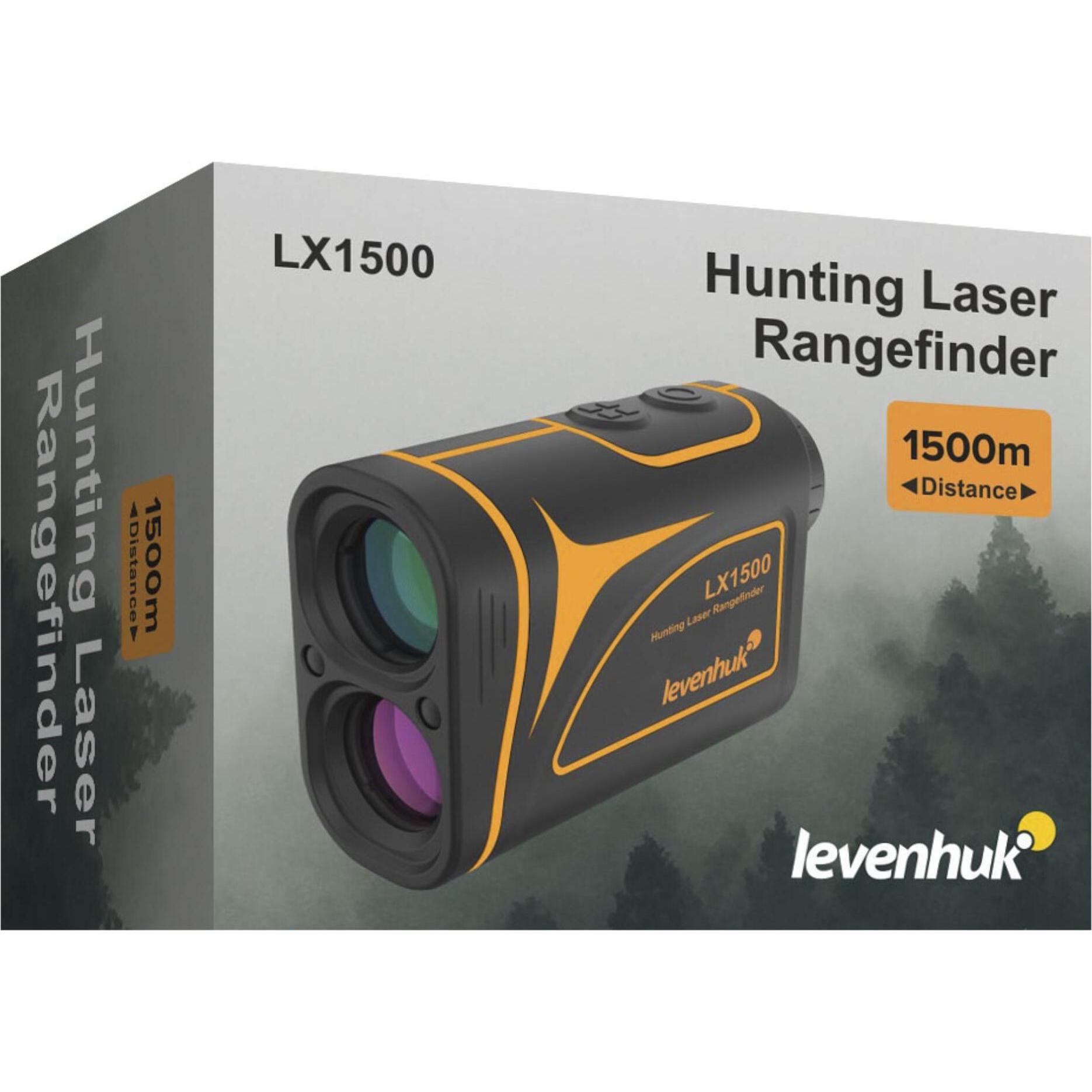Thumbnail - Levenhuk, Laserentfernungsmesser, Žiūronai LX1500 Hunting lazerinis Rangefinder